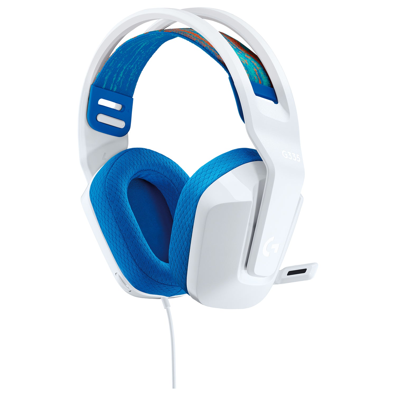 Audífono Gamer Logitech G335 White/Blue