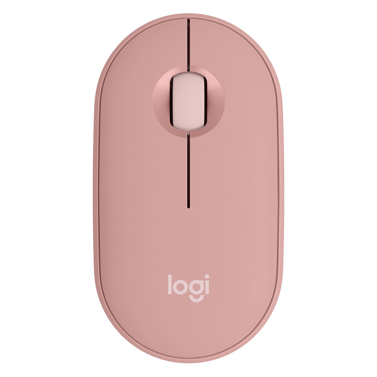 Mouse Pebble Logitech M350s Bluetooth Rosa