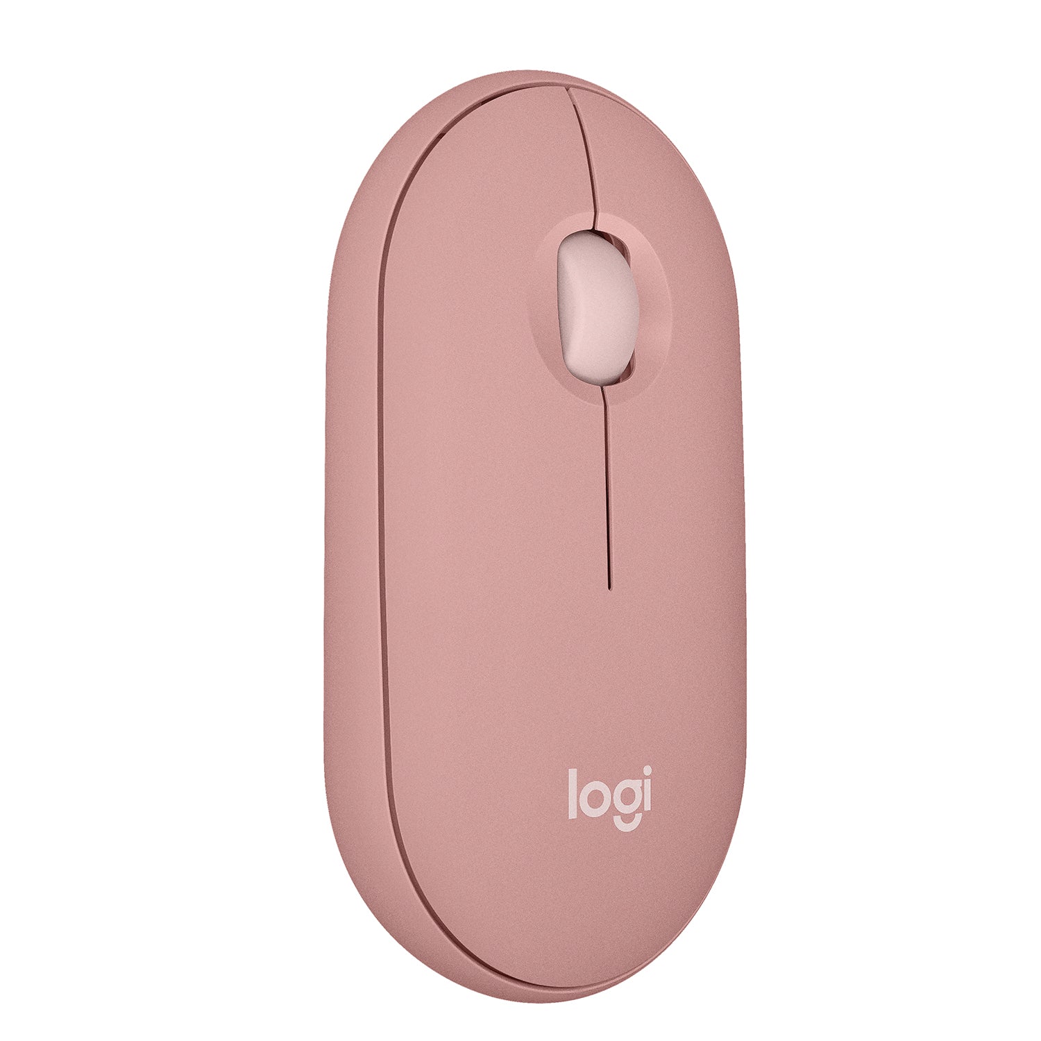 Mouse Pebble Logitech M350s Bluetooth Rosa