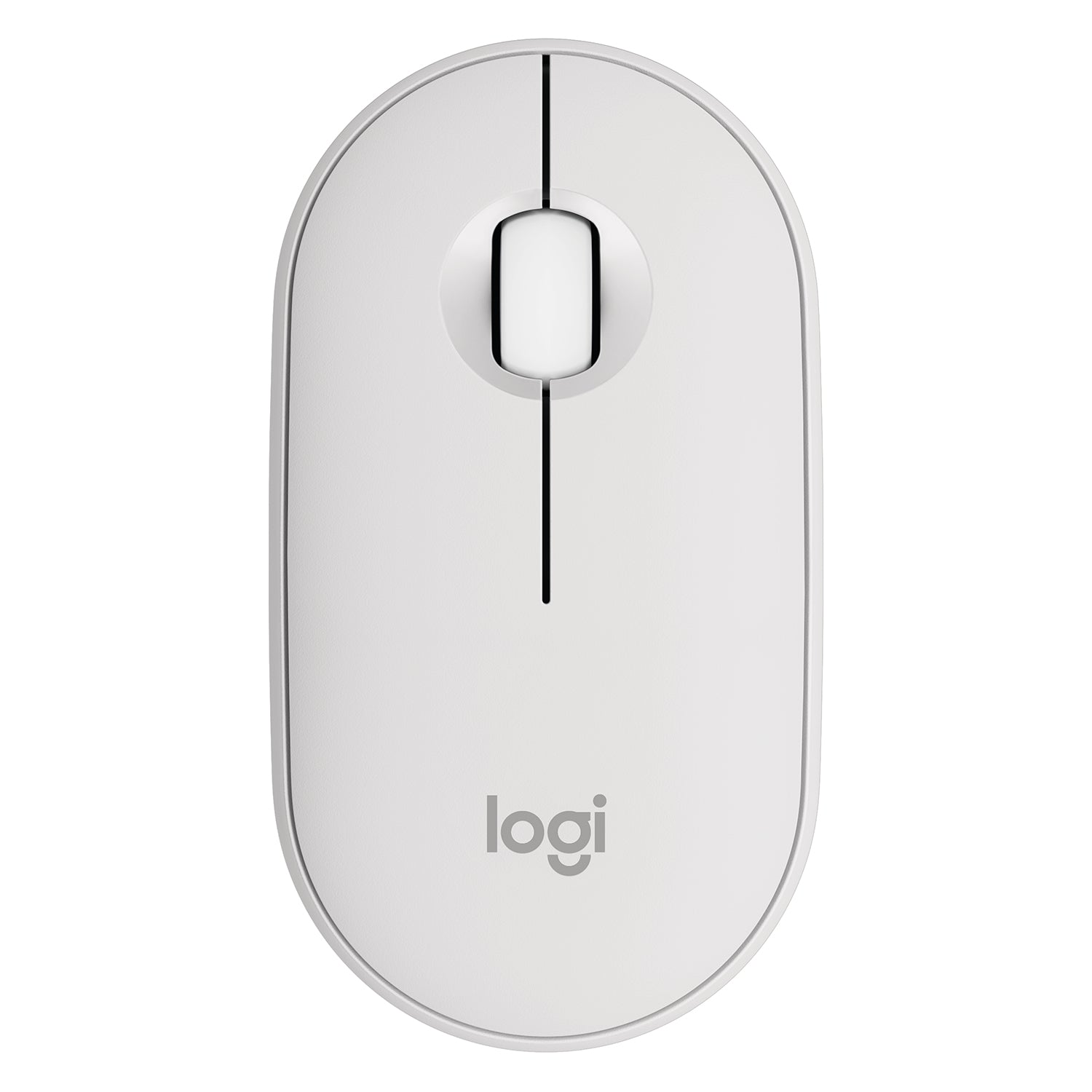 Mouse Pebble Logitech M350s Bluetooth Blanco