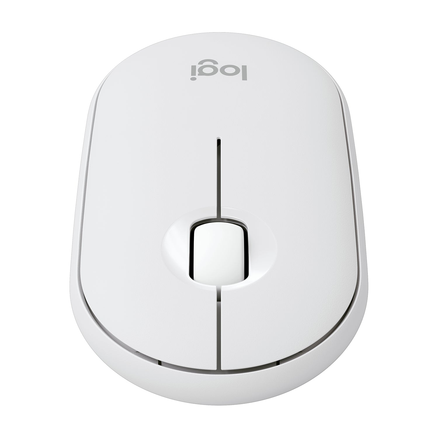 Mouse Pebble Logitech M350s Bluetooth Blanco