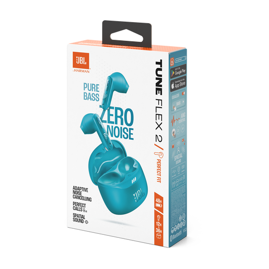 Audifonos Ear-Buds JBL Tune Flex 2 TWS Turquesa